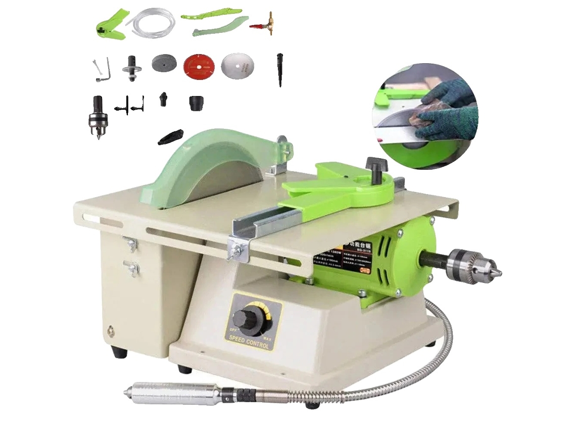 Pulidora de joyas, 1380 W de potencia, velocidad ajustable hasta 7000 rpm, ecológica, OEM UE