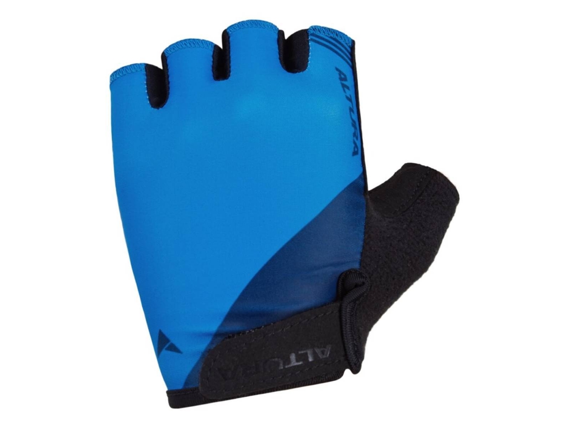 Guantes Unisexo de Ciclismo ALTURA (7/8 años - Azul)