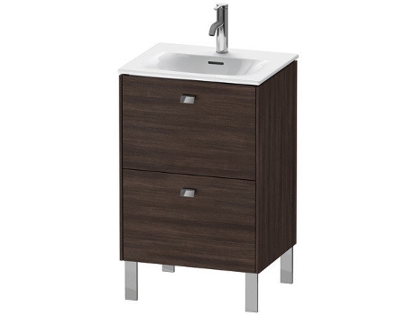 Mueble de lavabo DURAVIT Brioso vertical 52,0 x 41,9 cm 2 cajones incl. recorte de sifón y delantal para lavabo Viu 234453