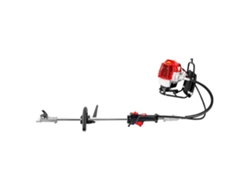 Desbrozadora, motor de 52 cc, ángulos de cuchilla ajustables, OEM rojo