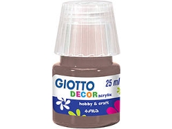 Pintura para Carteles Líquido GIOTTO Decor Acrílico Gris Claro (25ml)