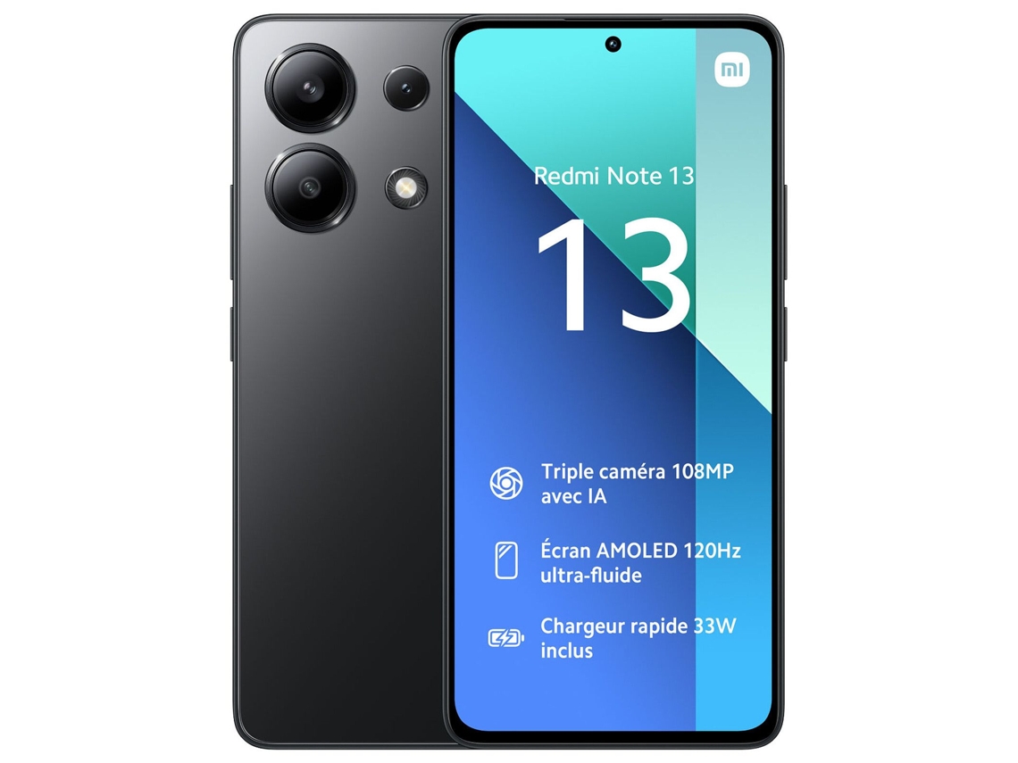 Redmi Note 13 4g Xiaomi (reacondicionado como nuevo 256 GB jet black)