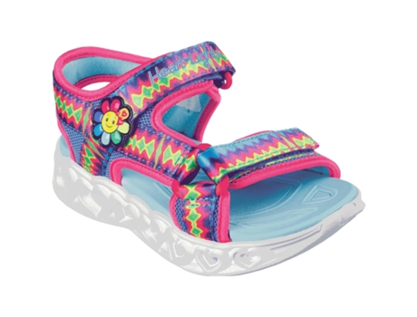 Sandalias de Niña SKECHERS Luzes Coração Miss Multicolor (37)
