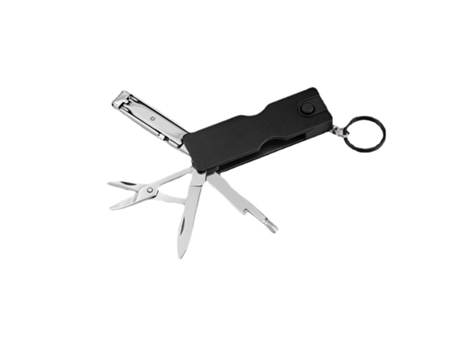 VPMKP-Herramienta WEIMAI bolsillo Multifuncional Mini llavero Cuchillo Luz LED Cortaúñas Tijeras