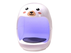 Secador de uñas portátil con luz LED UV, mini lámpara de uñas, tamaño ideal para niños y adolescentes, seca esmalte de uñas normal, GOKOCO