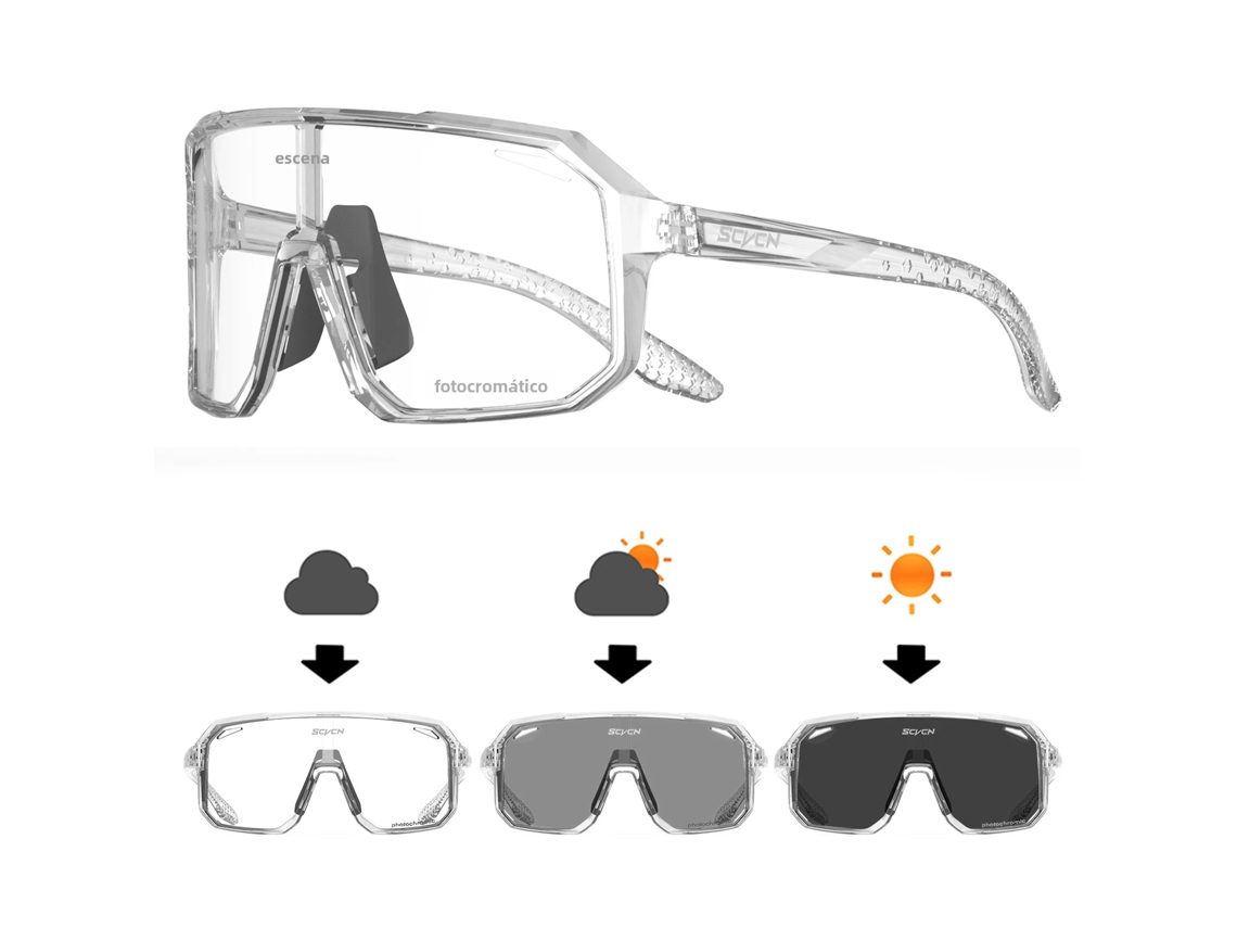 (estilo 26) Gafas De Ciclismo Unisex Fotocromáticas Uv400