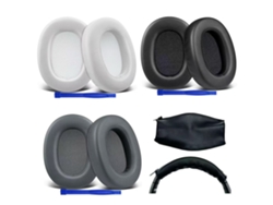 Accesorios para auriculares Ult Wear: diademas de cuero negro para Sony WH Ult900n (2 unidades) Yunzii (2 unidades)