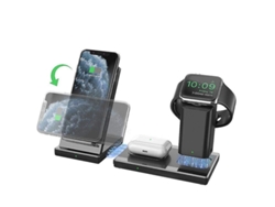 Cargador Sem Fio Para Apple Yizhood Negro