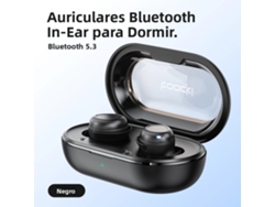 Auriculares Inalámbricos Bluetooth 5.3 (negros), Resistentes Al Agua, Controles Táctiles, Cancelación De Ruido Enc, Incluye Tapones Para Los Oídos.