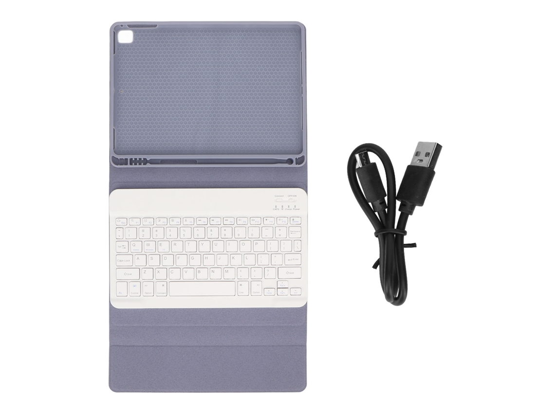 Capa Protetora Com Suporte E Teclado Bluetooth Sem Fio Para Tablet Ios 9.7 Polegadas Anti Derrapante