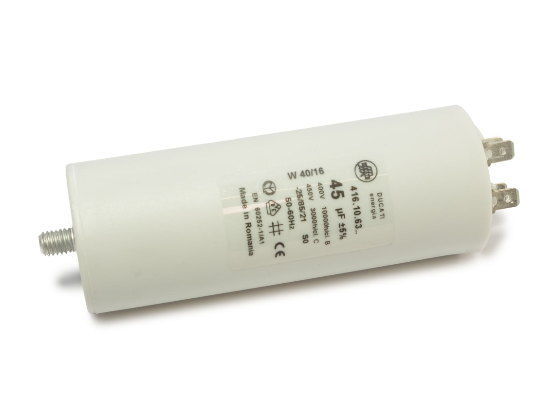 Condensador 45µf - Ducati Para Lavadora Cap734un