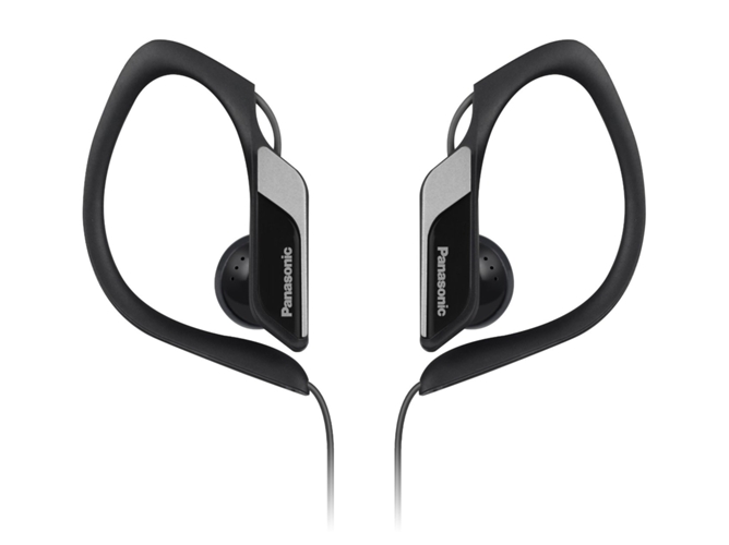 Auricular Panasonic Rphs34ek negro deportivos rphs34e b intraaural gancho orej con cable ear clip uso y ultraligero cancelación ruido ajustables para iphone