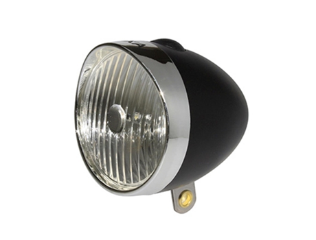luz de bicicleta a pilas en el guardabarros delantero classic led 4 lux con interruptor entregado con 3 pilas aaa AXA-BASTA