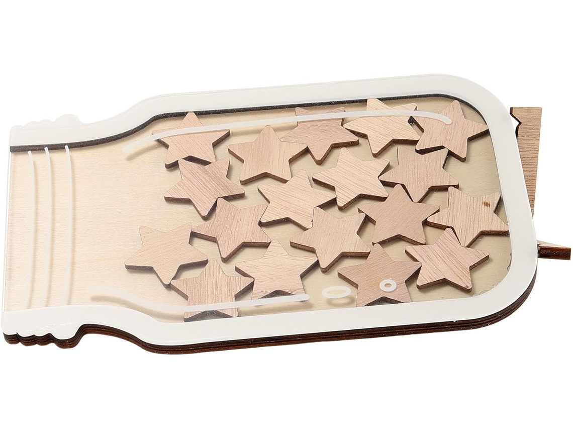 Frasco De Madera Con Forma De Estrella Para Recompensar A Niños Y Niñas: Una Herramienta Para El Manejo Del Comportamiento.