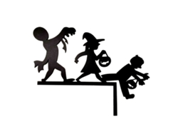 Letrero Decorativo De Doble Cara Para Esquina De Puerta De Halloween Para Fiestas, 20 Cm