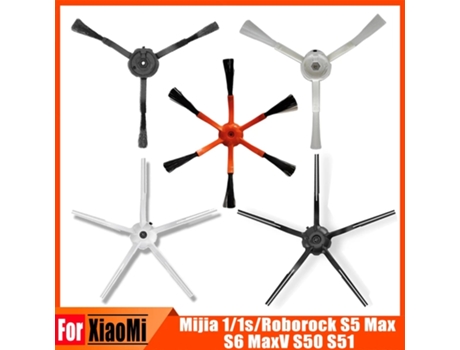 Cepillo lateral armado para Xiaomi Roborock S50 S51 S55 S5 S6 1S repuestos Robot aspirador accesorio de repuesto cepillo lavable