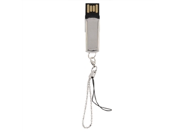 16g Mini Pen Drive Usb Portátil Con Pedreria Y Cadena Para Windows Vista/7/10/mac Plata