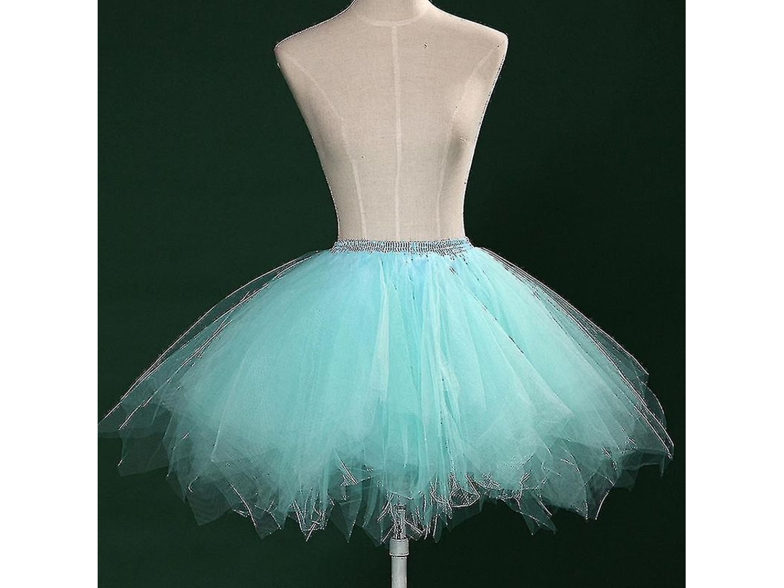 2026-falda De Tul Para Mujer Princesa Con Cintura Elástica Mesh Corta Bailar Talla M Xl Xxl