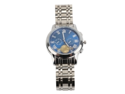 Reloj Analógico De Cuarzo Para Hombre, De Acero Inoxidable, Resistente Al Agua, Luminoso, Con Indicador De Fecha Y Día De La Semana.