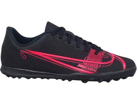 Zapatillas Deportivas NIKE Jr Mercurial Vapor 14 Club Tf (Negro, Rojo - Material Sintético - 38)
