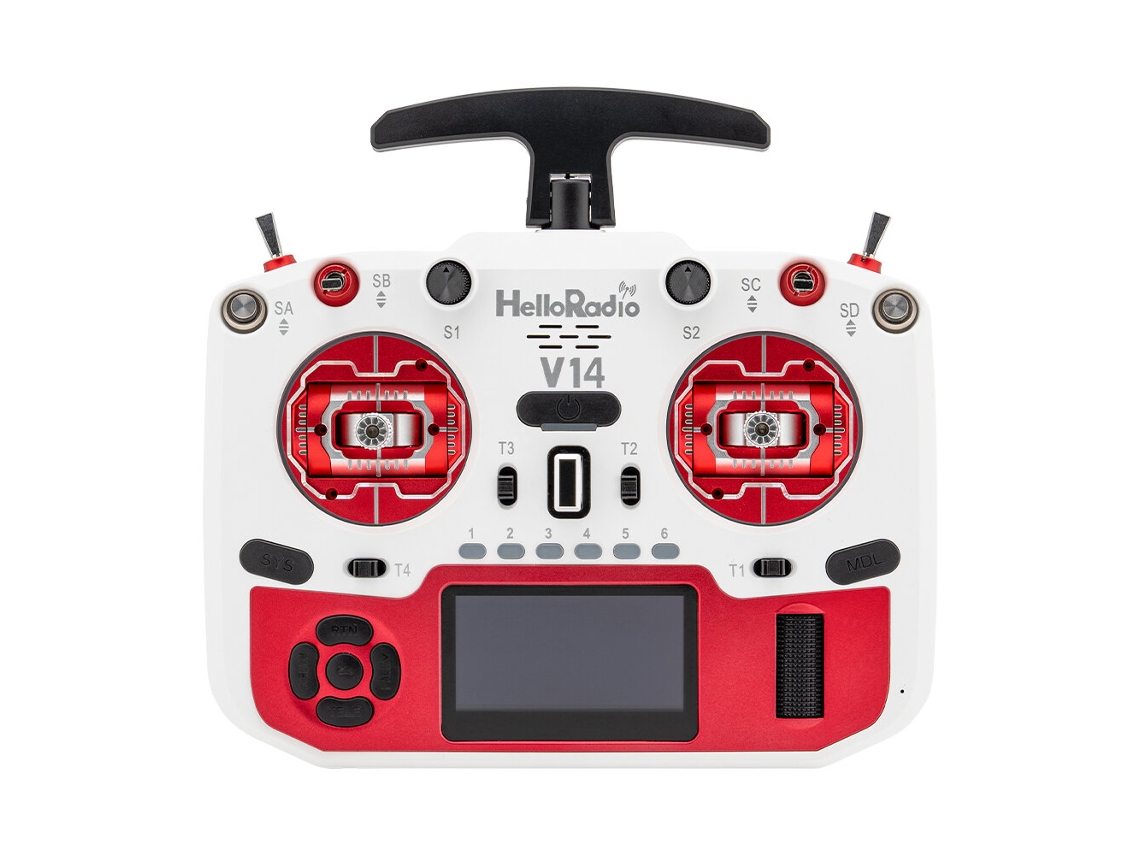 Blancoelrs Modo2helloradiosky V14 Max 2.4ghz 1000mw Elrs/4in1 Cnc Hall Oled Edgetx Dron Fpv