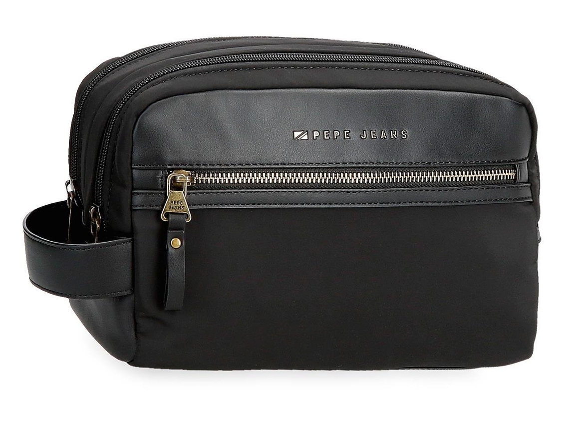 PEPE JEANS Neceser De Viaje Poliéster y PU Morgan Negro