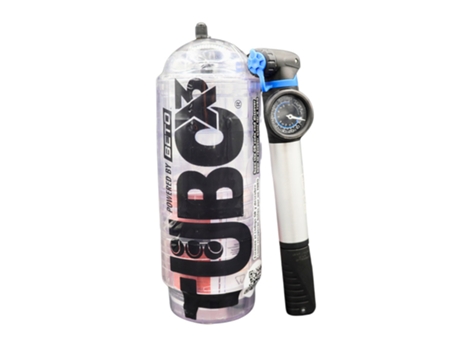 TuboX3 Crystal Bomba de aire 22cm TUBOPLUS - Presurizador de Pelotas de Tenis y Padel