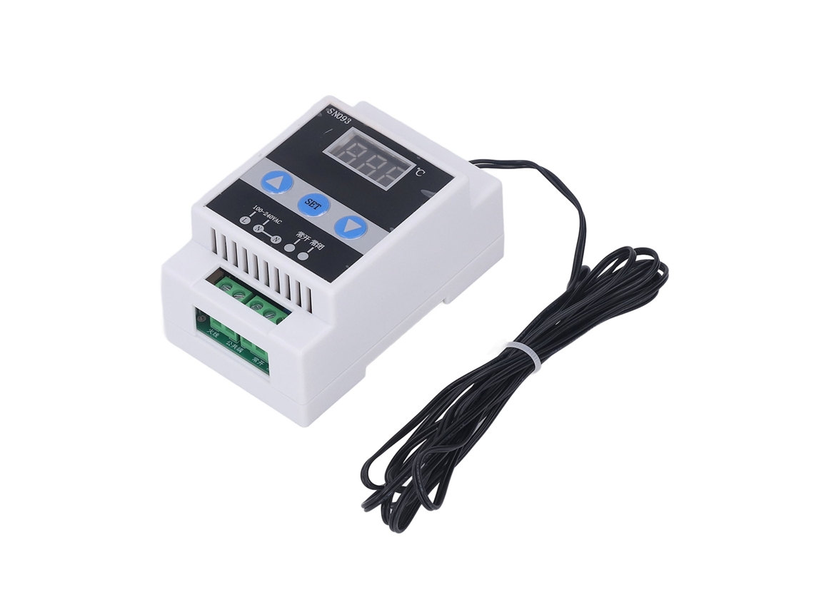 Controlador de temperatura con pantalla digital.