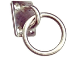 Placa de Olho Quadrado Ring 5 Unidades Prateado 40 X 35 Mmgoldenship