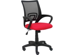Silla Operativa PYC Vianos  Rojo (Brazos Ajustables - Malla)