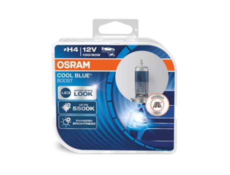 Kit 2 Lámparas H4 12V 10090W Cool Blue Boost® Hcb OSRAM
