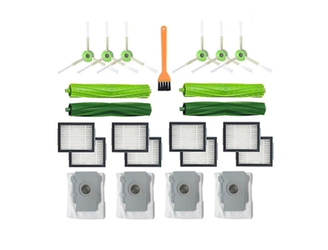 Escova de rolo para saco de pó escova lateral de filtro hepa para irobot roomba i7 e5
