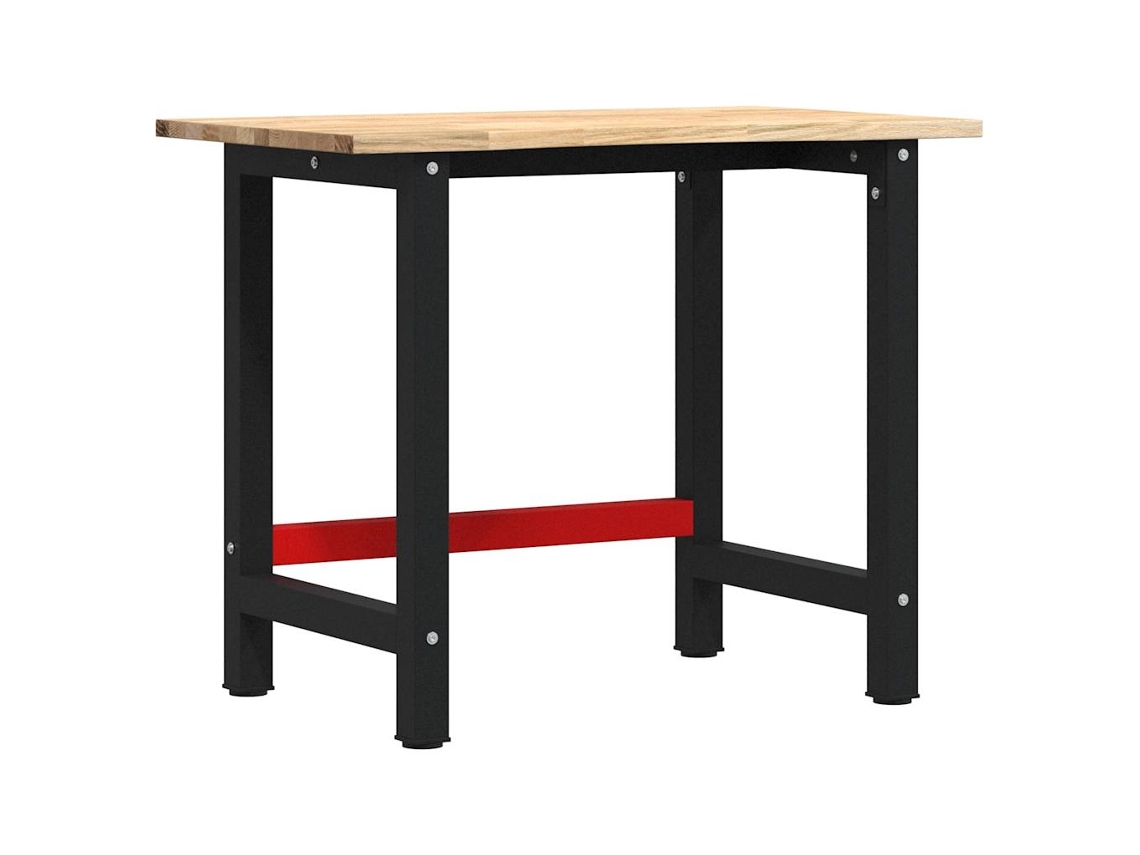 Maison Exclusive - Banco De Trabajo Madera Maciza De Roble 100x60x81,5 Cm