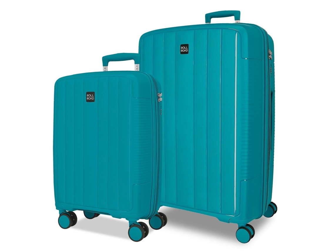 Juego de maletas ROLL ROAD Acadia Turquesa (45x65x25cm 73l)