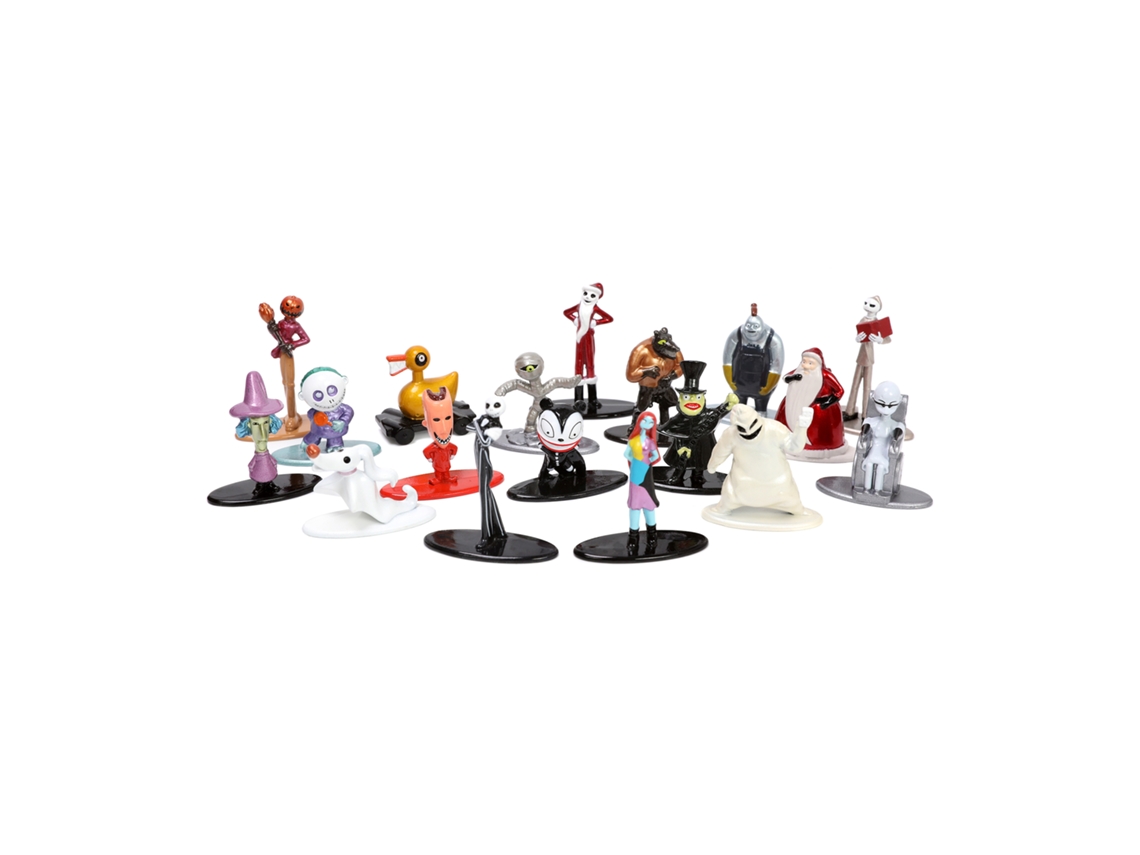 DISNEY Set nanofiguras Pesadilla antes de Navidad 4 cm