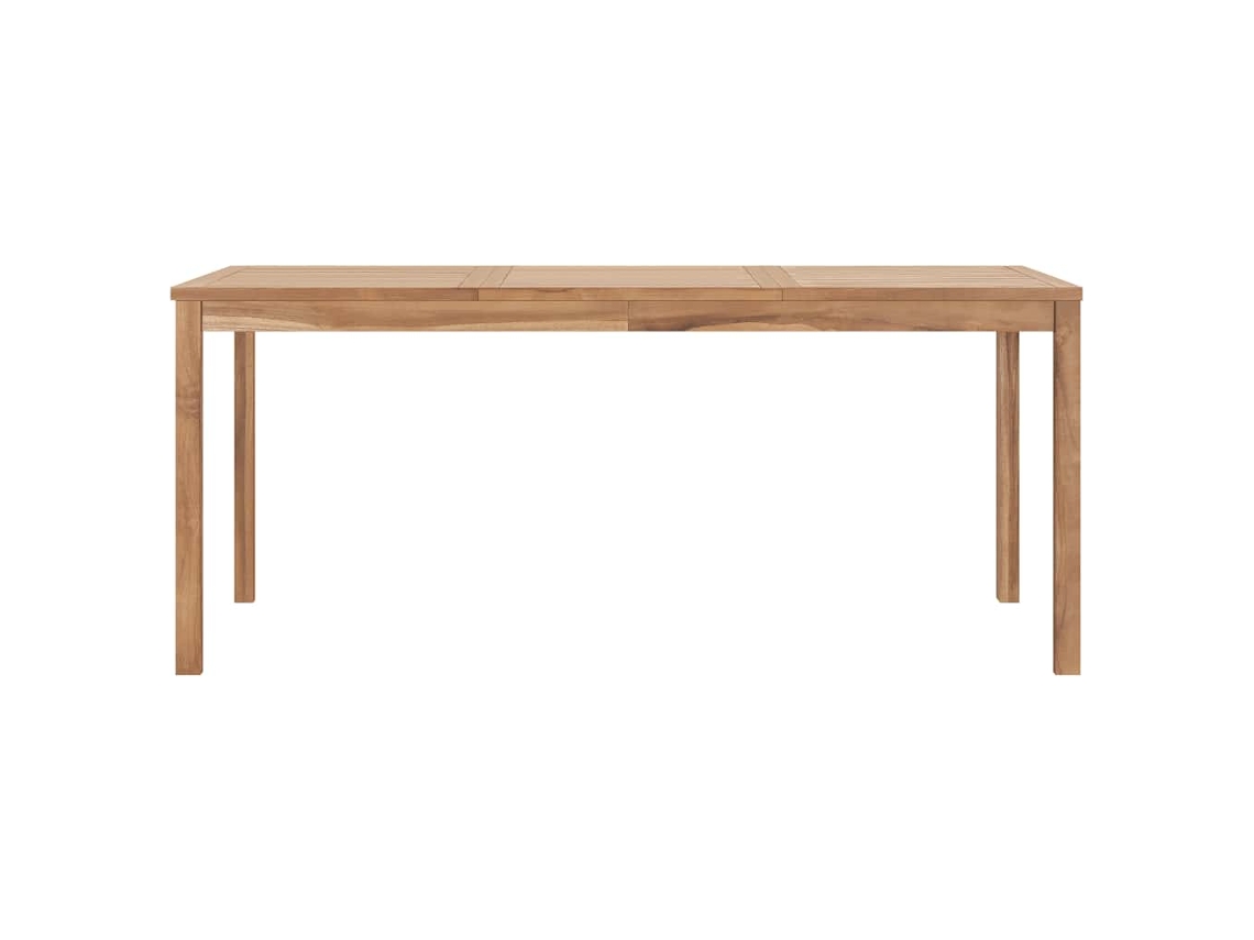 Mesa de comedor de jardín 180x90x77 cm Madera maciza de teca EXCLUSIVA MAISON