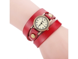 Reloj De Pulsera De Cuarzo Informal Para Hombre Y Mujer Con Correa De Cuero Sintético Gris.