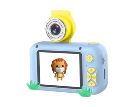 Cámara Digital WEB2O X101 Mini Cartoon Reversible Fotografía y Vídeo HD para Niños
