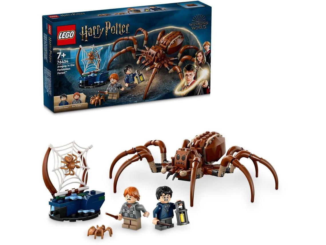 LEGO Harry Potter: Aragog na Floresta Proibida™ – Set com aranha de brincar e 2 minifiguras (195 peças)