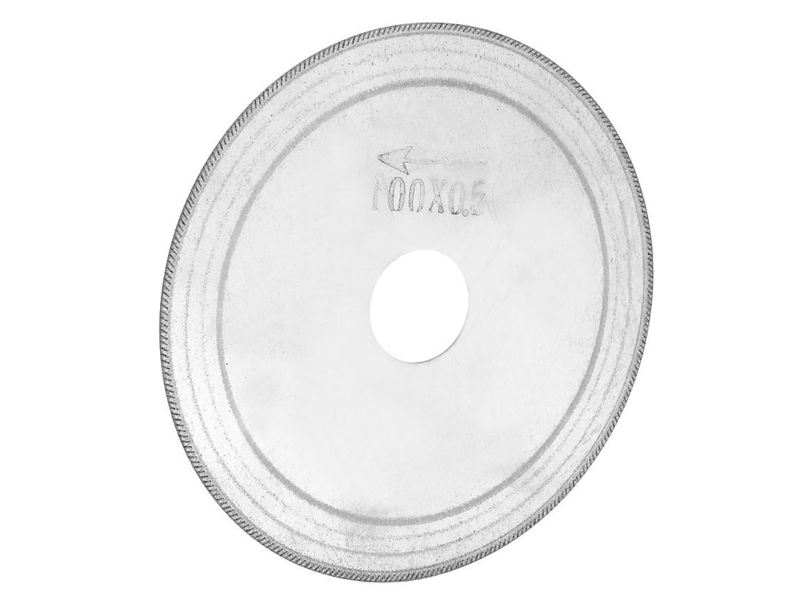 Hojas de corte de diamante ultrafinas de 100 mm para jade y vidrio (paquete de 10)