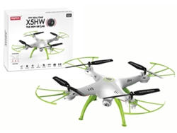 Drone RC X5hw Blanco y Verde B.active