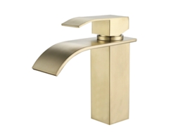Grifo Para Lavabo Tipo Cascada, Grifo Para Baño, Agua Fría Y Caliente Regulable.