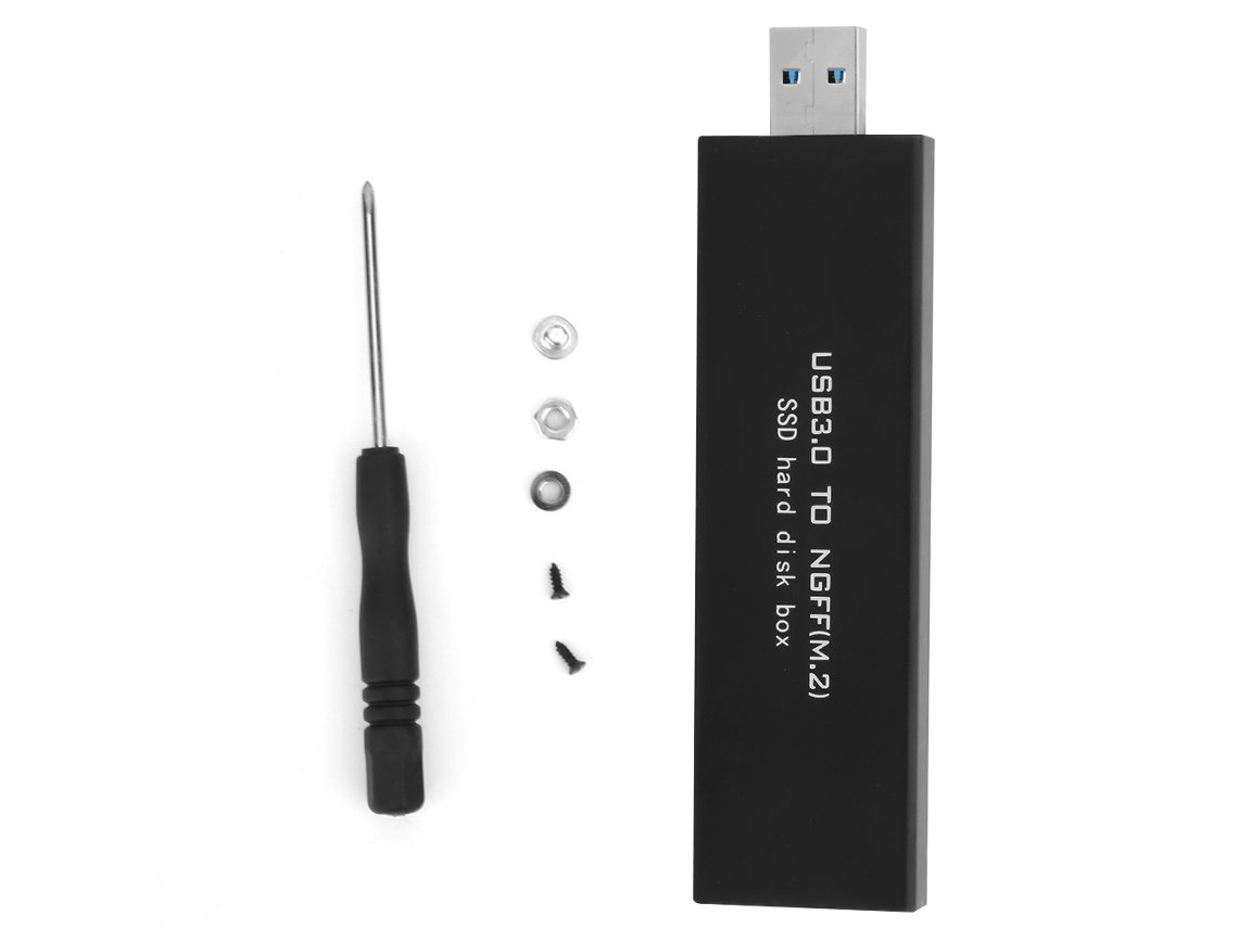 Caja Para Disco Duro Ssd M.2 Ngff Sata A Usb 3.0 Funda Externa De Estado Sólido