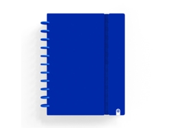 Cuaderno INGENIOX A4 Rayado 80Hj 100G Foam C/Goma Elástica Azul Oscuro 66024011