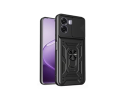 Estuche Antiimpacto Con Ventana Deslizante De Defensor Militar Magnético Phonecare Para Oppo A6x - Negro