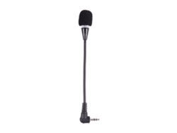 (negro) Micrófono Con Conector De 3,5 Mm, Compatible Con Pc, Escritorio Y Skype.