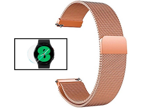 Kit Correa + Protector GIFT4ME (Xiaomi Watch S1 - Rosa y Transparente)
