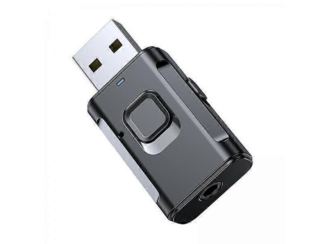 Transmisor y receptor de audio 2 en 1 con Bluetooth 5.0 y 2 puertos USB. Rosewell