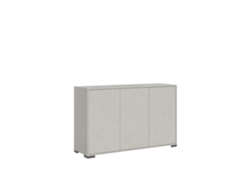 Aparador con 3 puertas, 130x40x83 cm, Lumina Cashmere