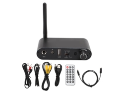 Convertidor De Audio Digital A Analógico Con Entradas Óptica, Coaxial, Aux, Usb, Bluetooth Y De Micrófono.